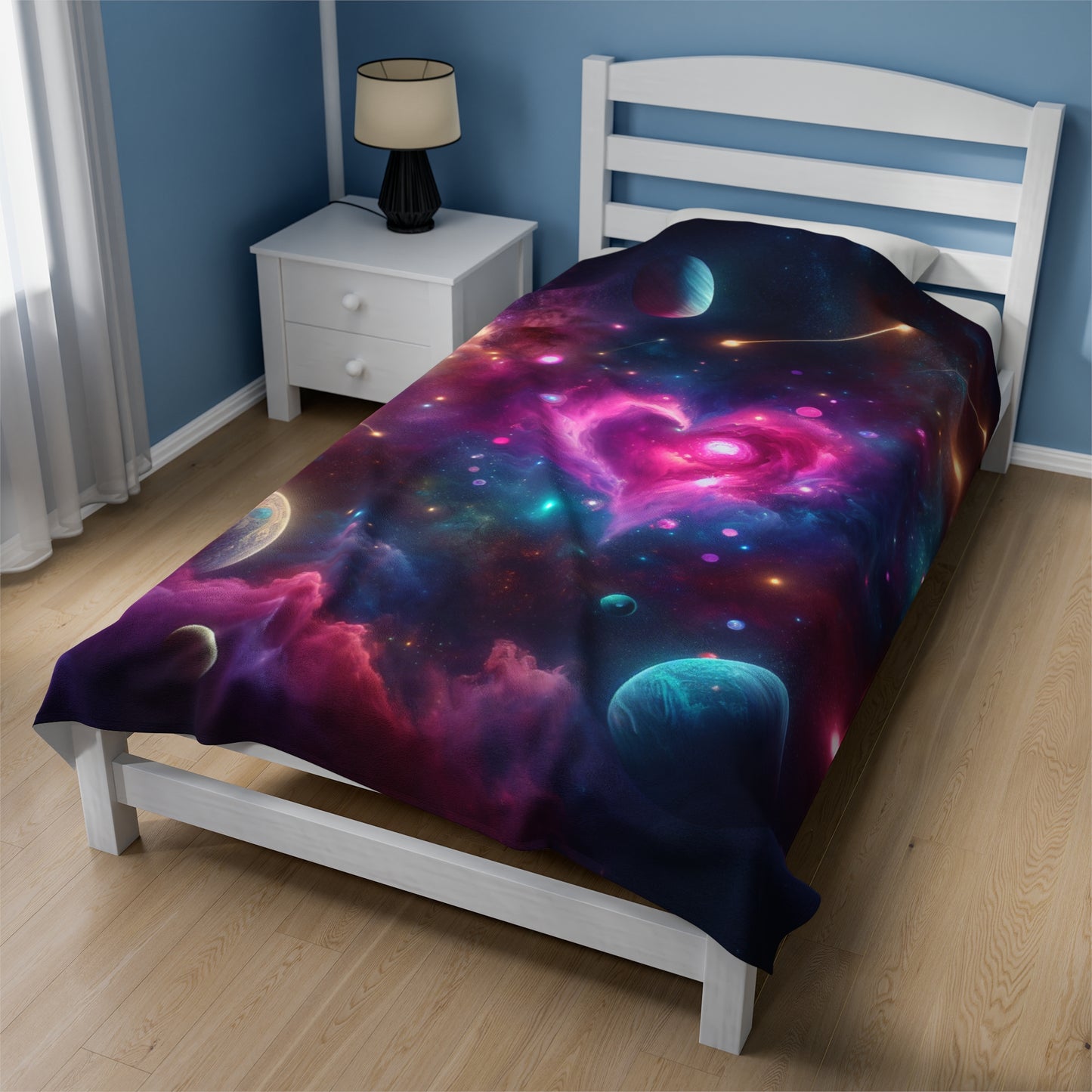Cosmic Love ♥️ Velveteen Throw | Perfect Cozy Gift!