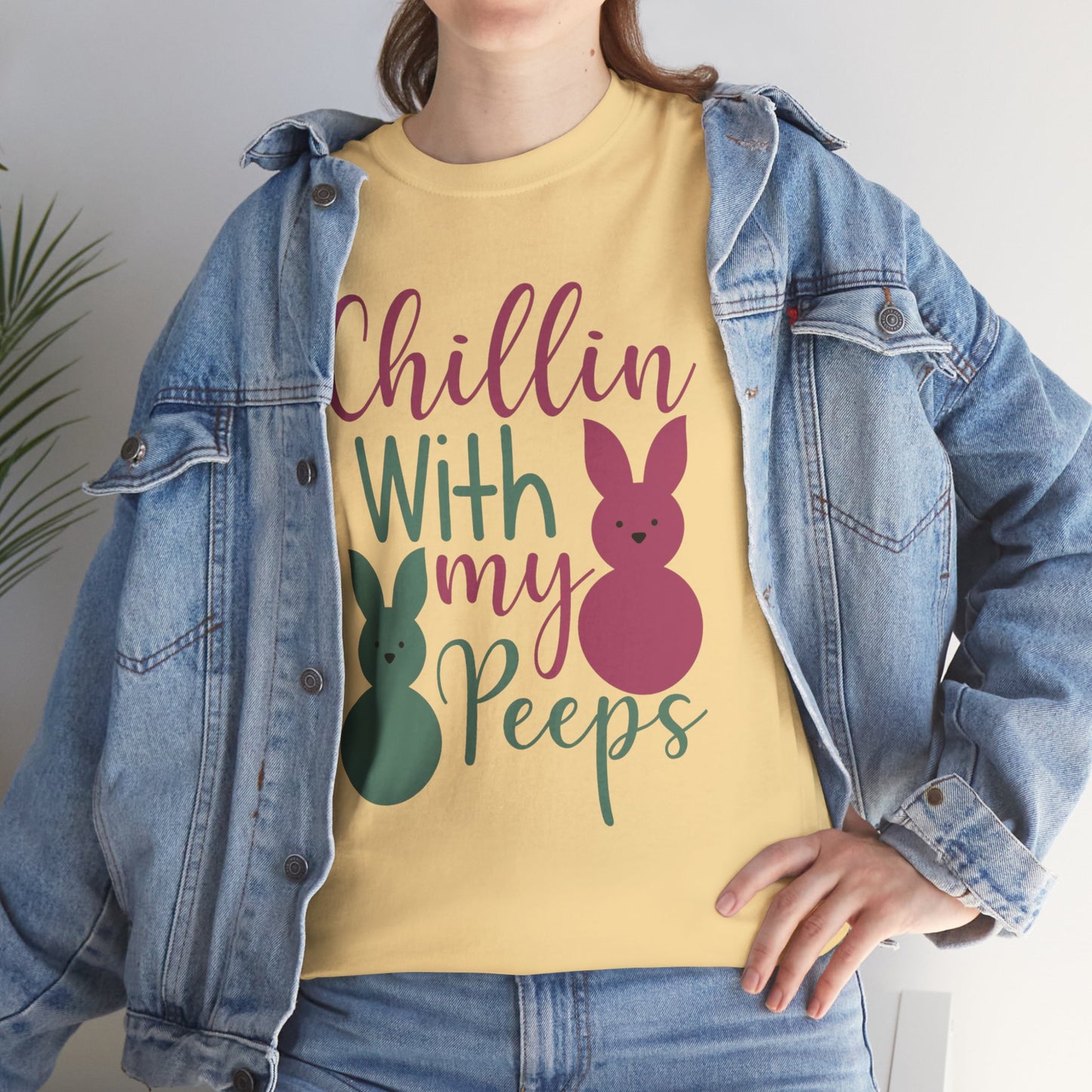 Chillin’ with My Peeps Tee | Easter Vibes Only 🐰🌸