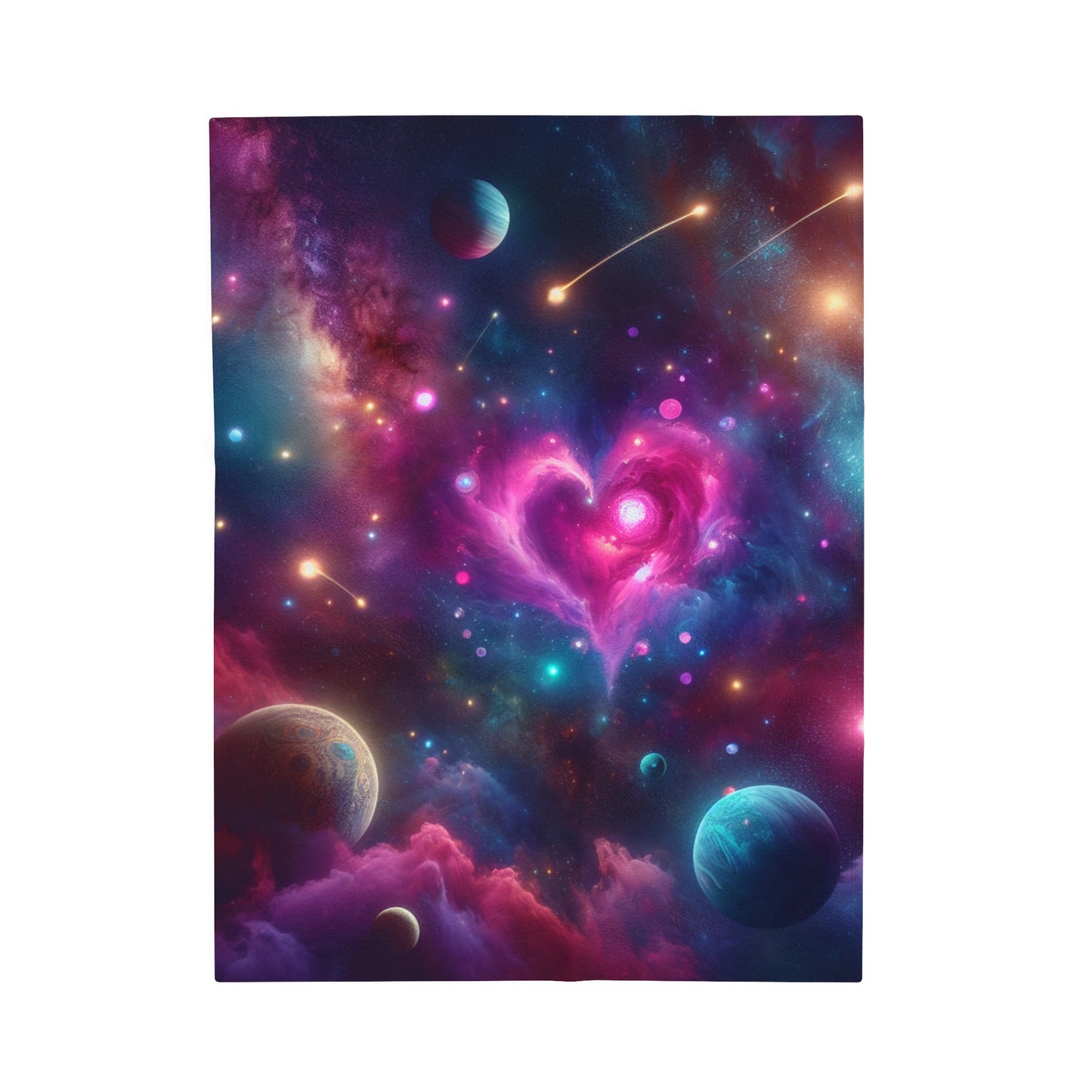 Cosmic Love ♥️ Velveteen Throw | Perfect Cozy Gift!