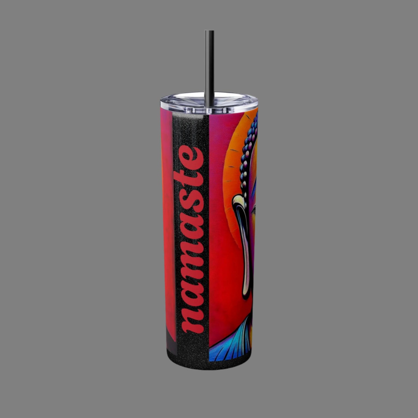 Big Face Buddha Skinny Tumbler | Zen on the Go ๐งโโ๏ธโจ