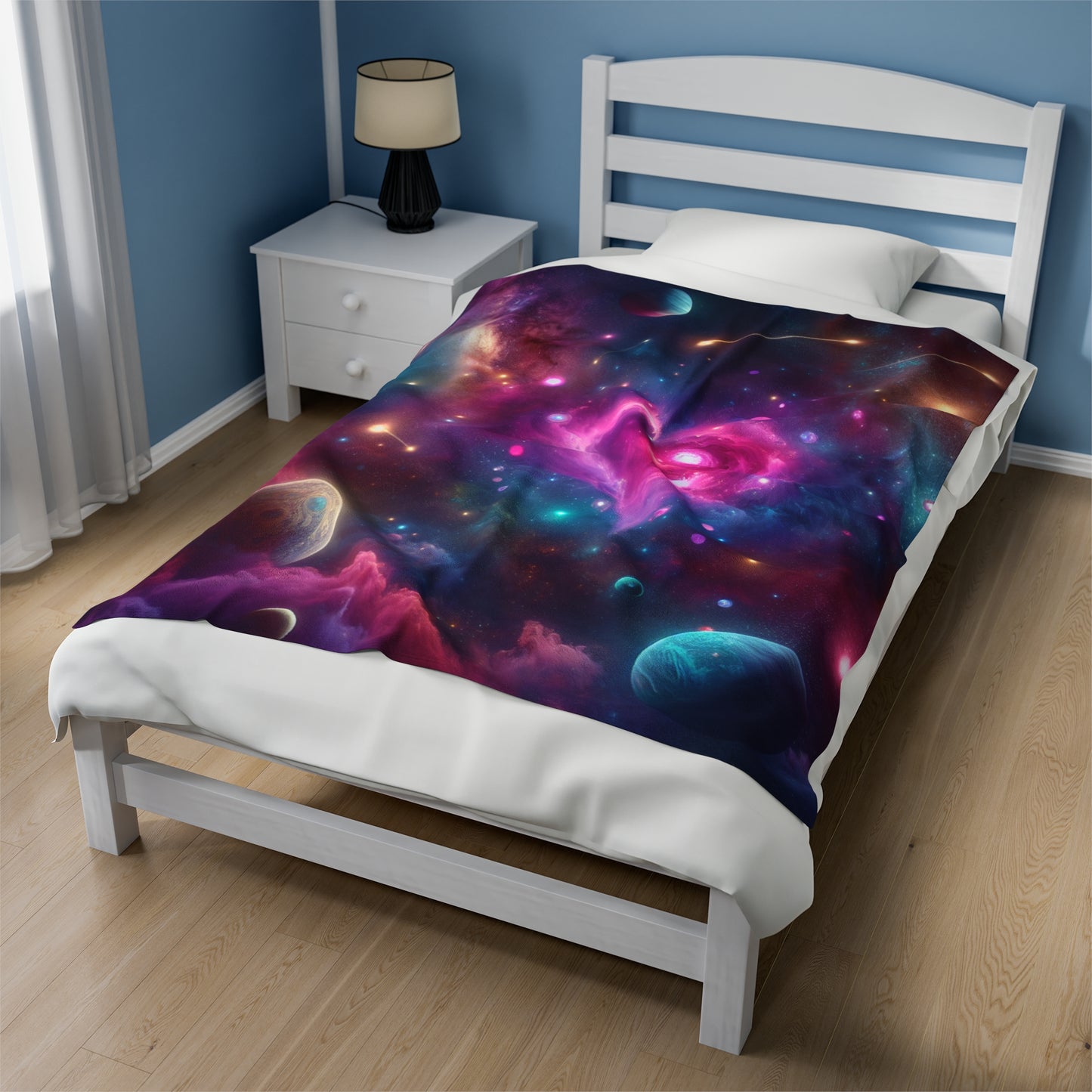 Cosmic Love ♥️ Velveteen Throw | Perfect Cozy Gift!