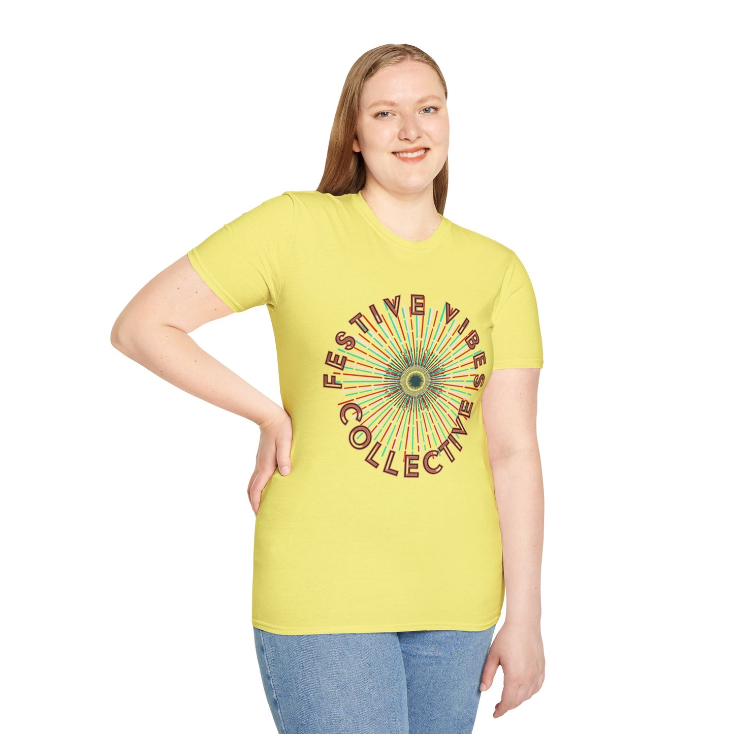 Festive Vibes Collective Signature Tee | Wear the Energy & Celebrate Everyday β¨π