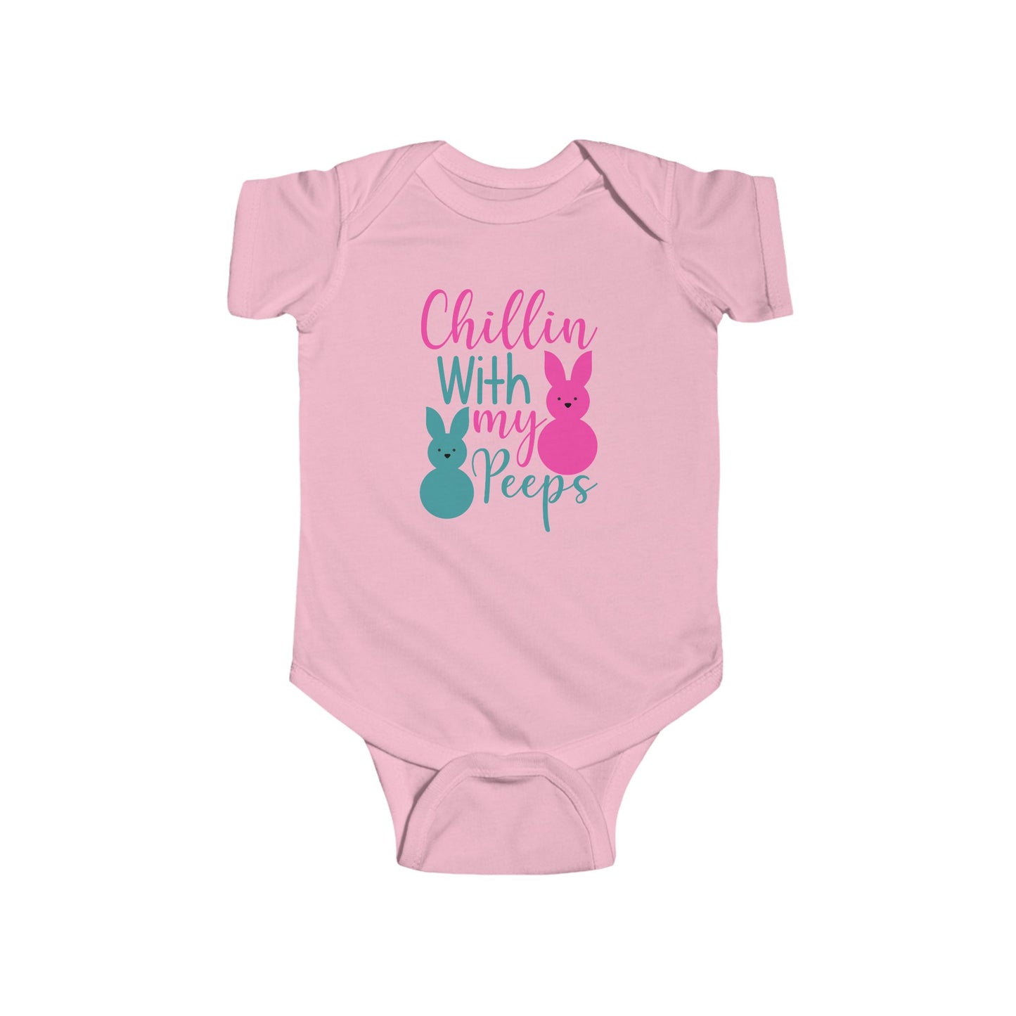 Chillin’ with My Peeps Baby Onesie | Hoppin’ into Cuteness 🐣🐰