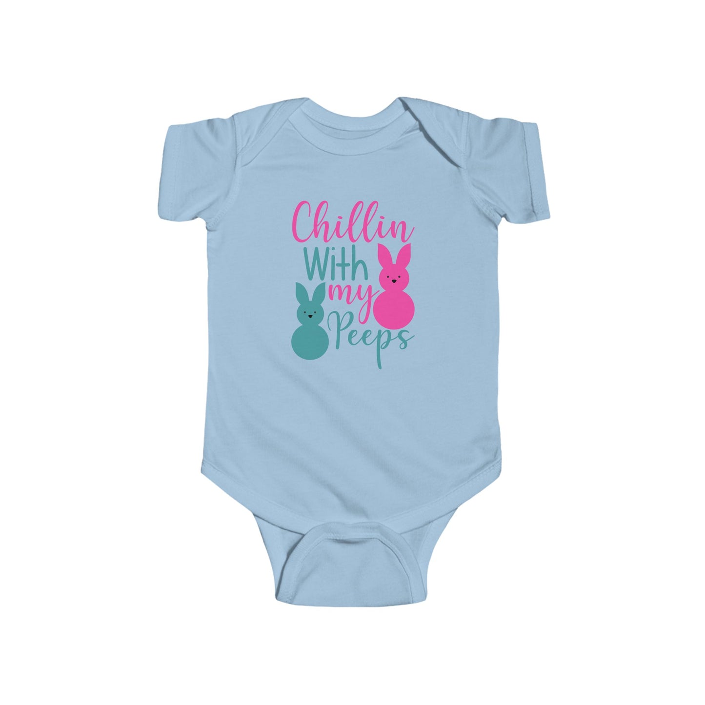 Chillin’ with My Peeps Baby Onesie | Hoppin’ into Cuteness 🐣🐰