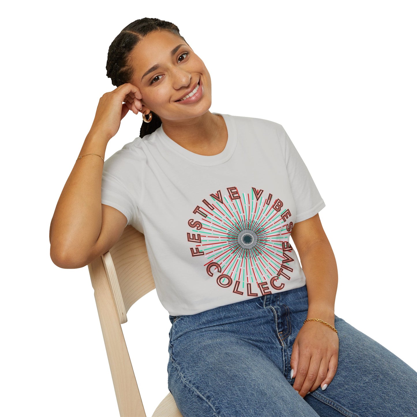 Festive Vibes Collective Signature Tee | Wear the Energy & Celebrate Everyday β¨π
