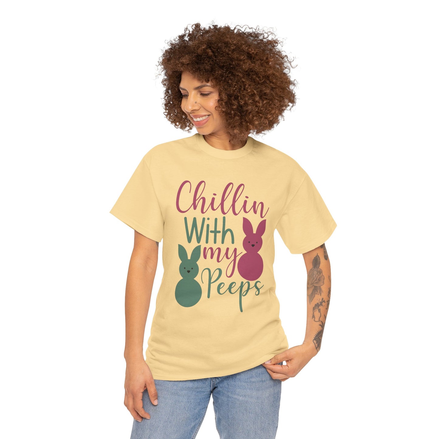 Chillin’ with My Peeps Tee | Easter Vibes Only 🐰🌸