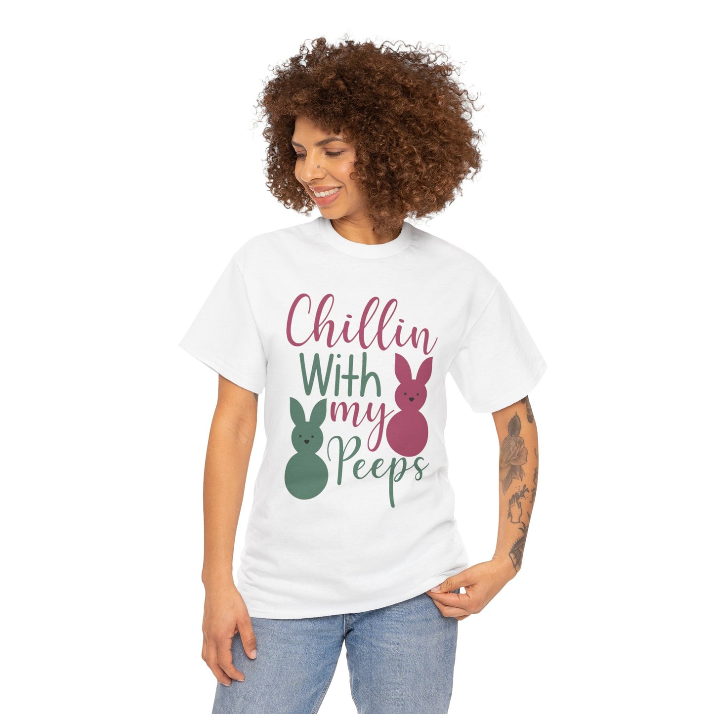 Chillin’ with My Peeps Tee | Easter Vibes Only 🐰🌸