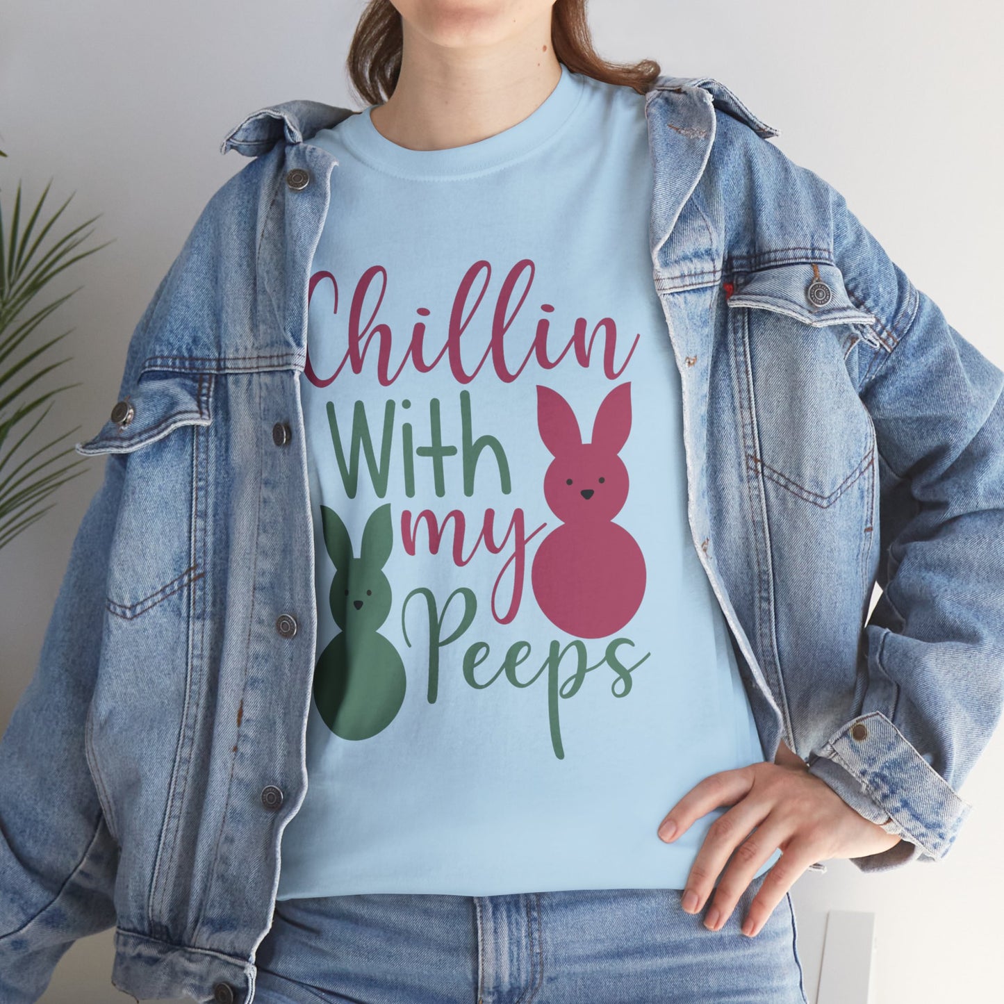 Chillin’ with My Peeps Tee | Easter Vibes Only 🐰🌸