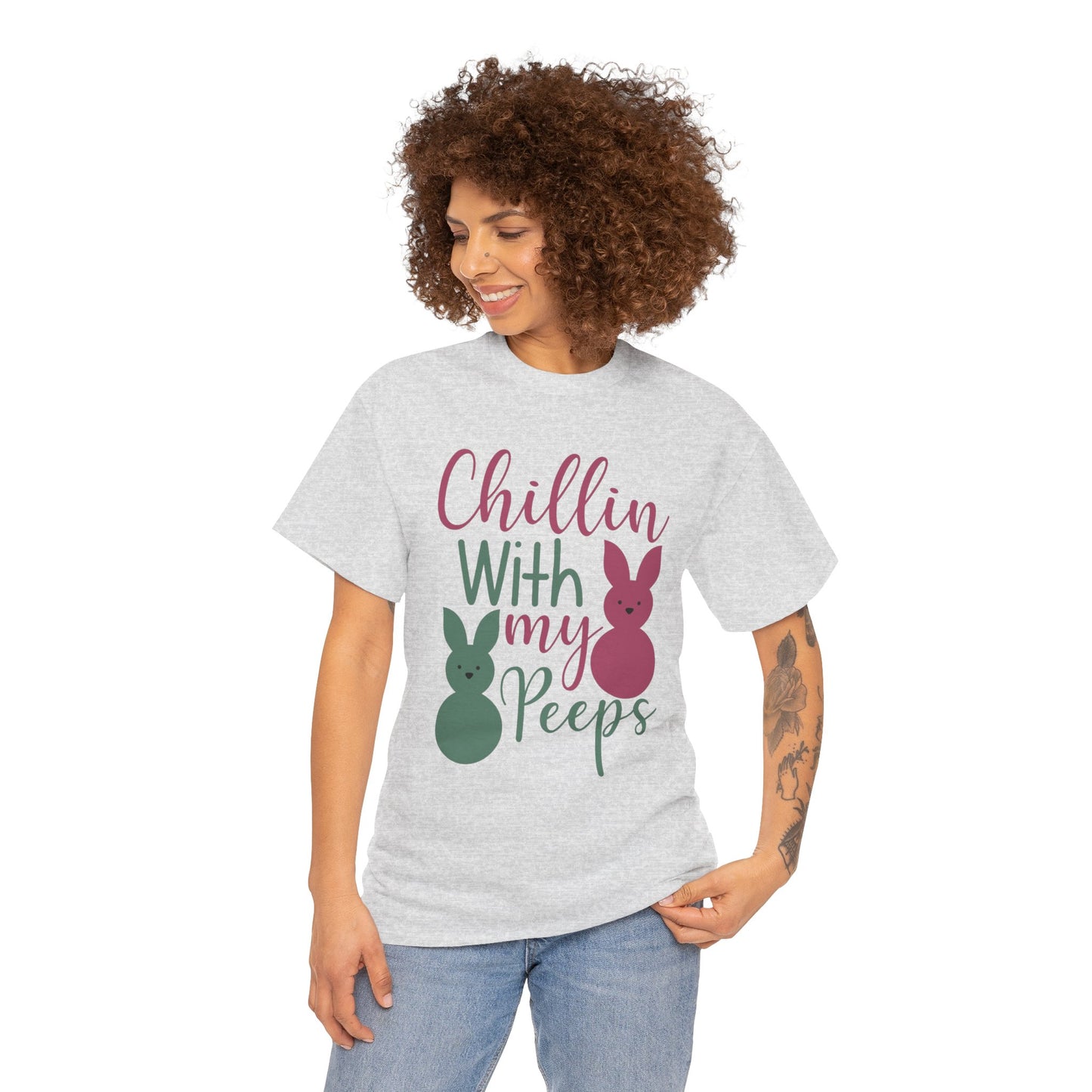 Chillin’ with My Peeps Tee | Easter Vibes Only 🐰🌸