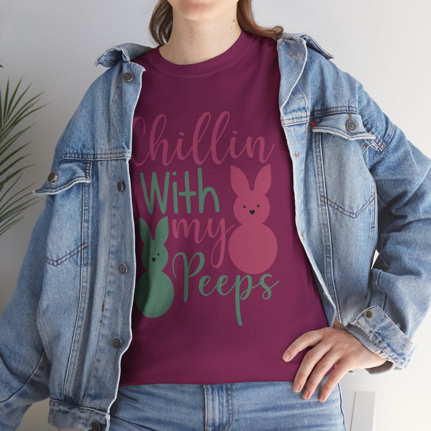 Chillin’ with My Peeps Tee | Easter Vibes Only 🐰🌸