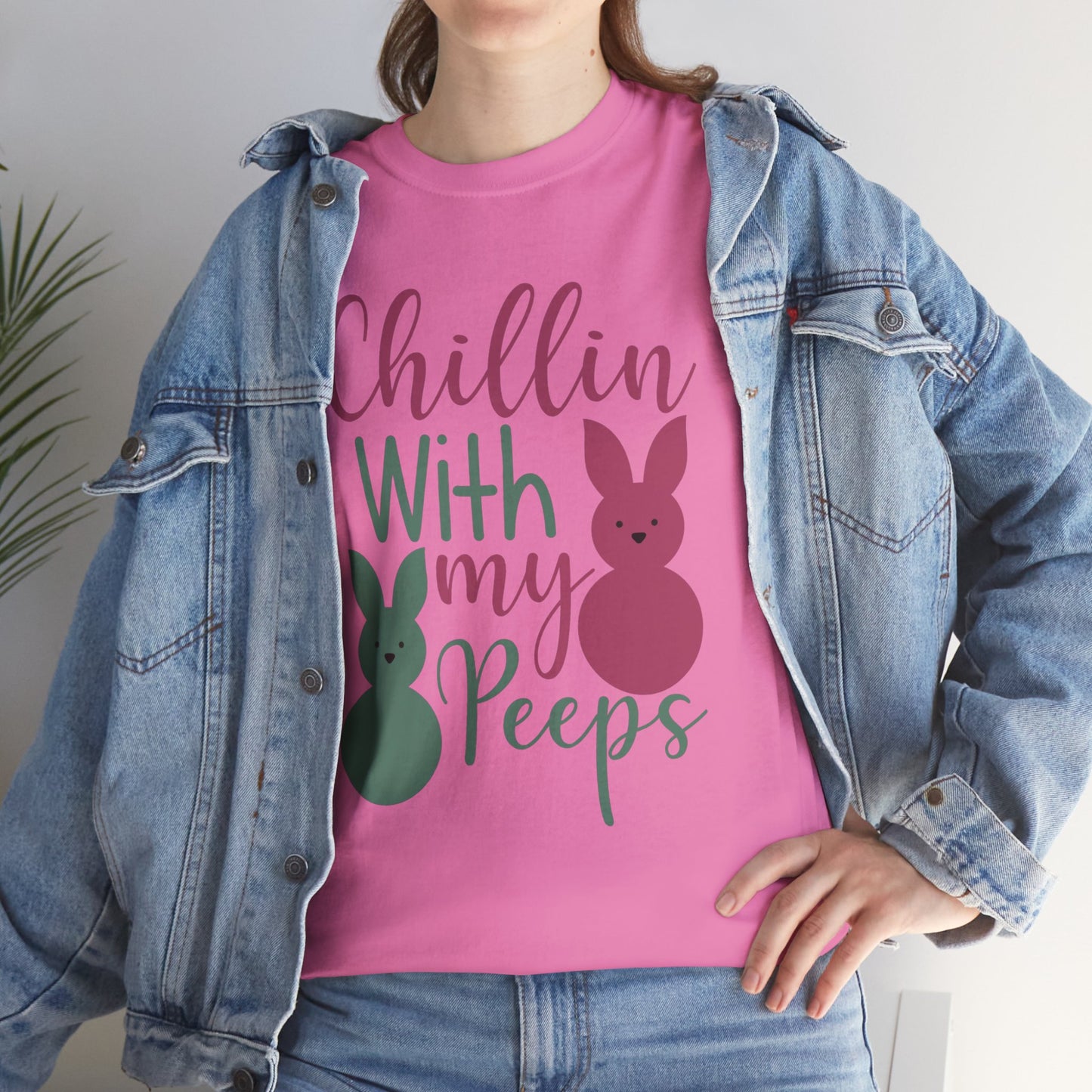 Chillin’ with My Peeps Tee | Easter Vibes Only 🐰🌸