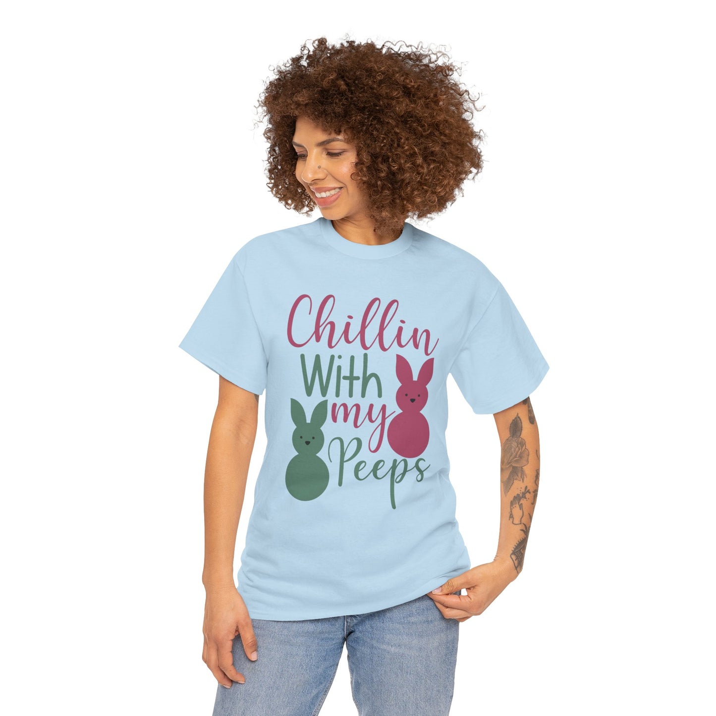 Chillin’ with My Peeps Tee | Easter Vibes Only 🐰🌸