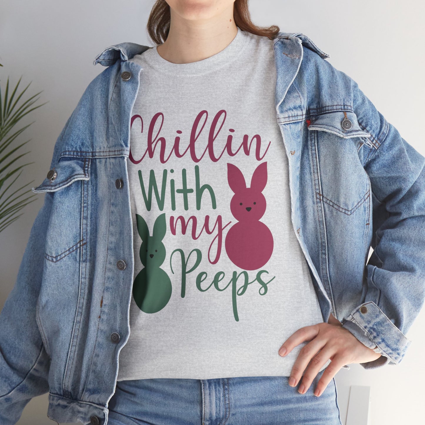 Chillin’ with My Peeps Tee | Easter Vibes Only 🐰🌸