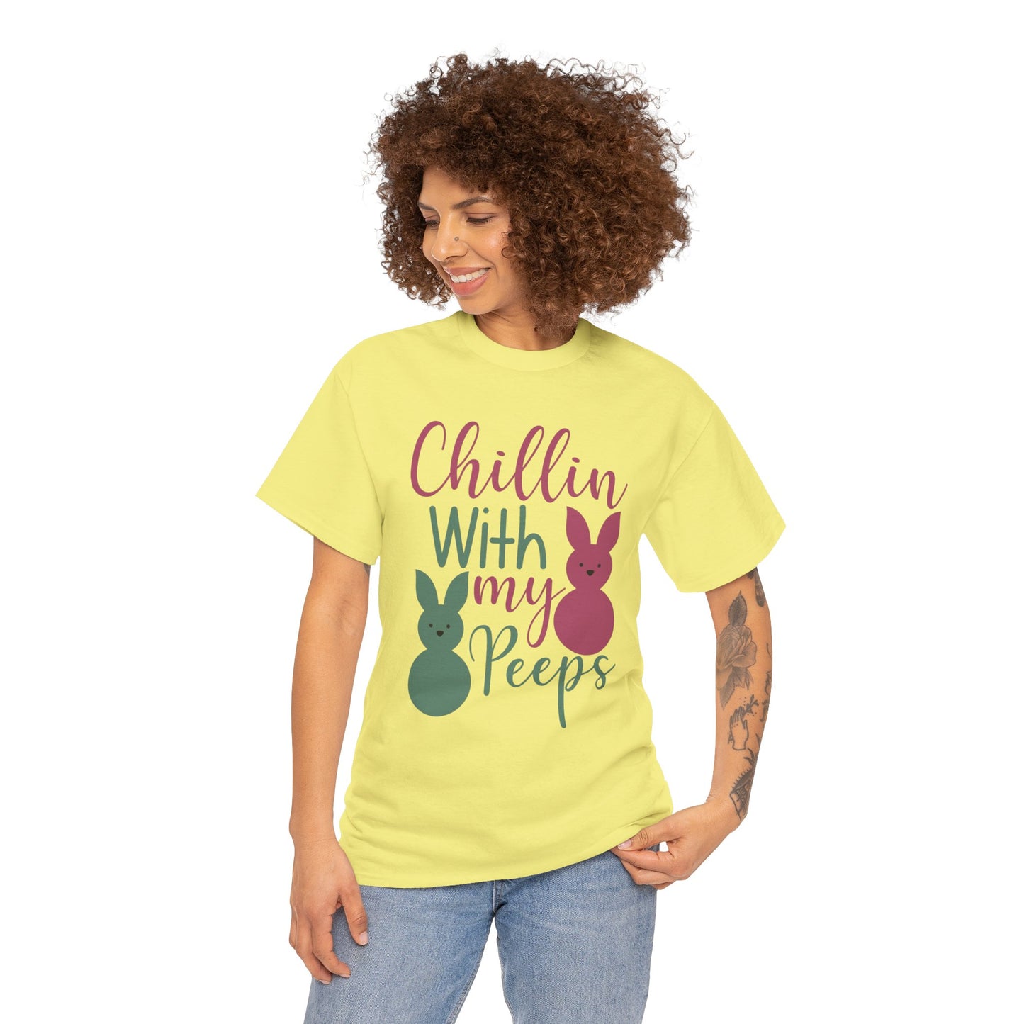 Chillin’ with My Peeps Tee | Easter Vibes Only 🐰🌸